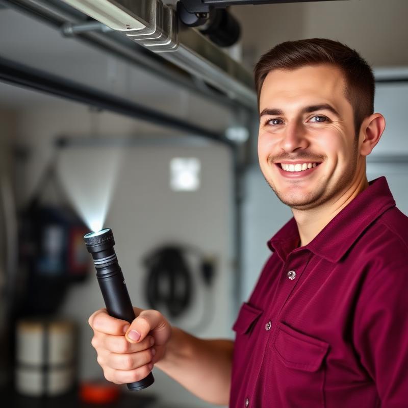 Professional garage door technician from Garage Door Rockledge
